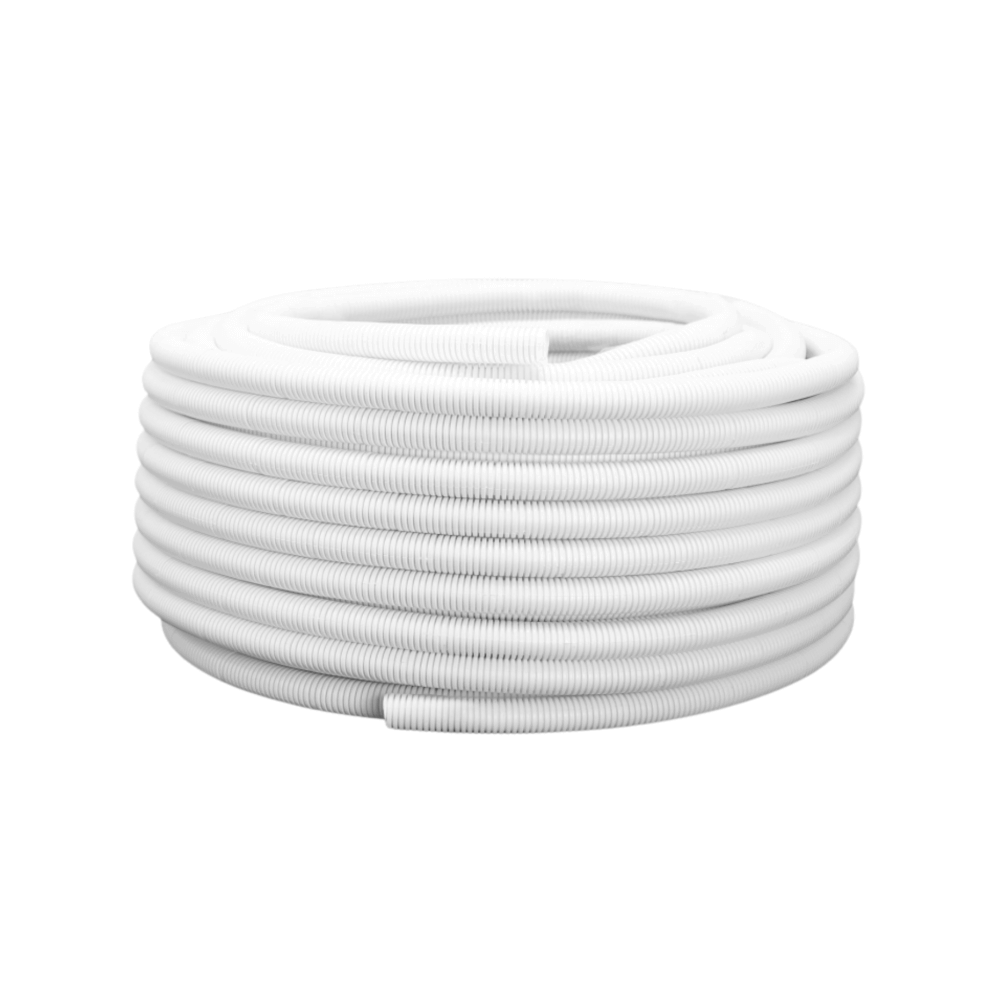 ท่ออ่อน ลายลูกฟูก UPC 1125CM เส้นผ่านศูนย์กลาง 25 มม. ยาว 50 ม. สีขาว_0